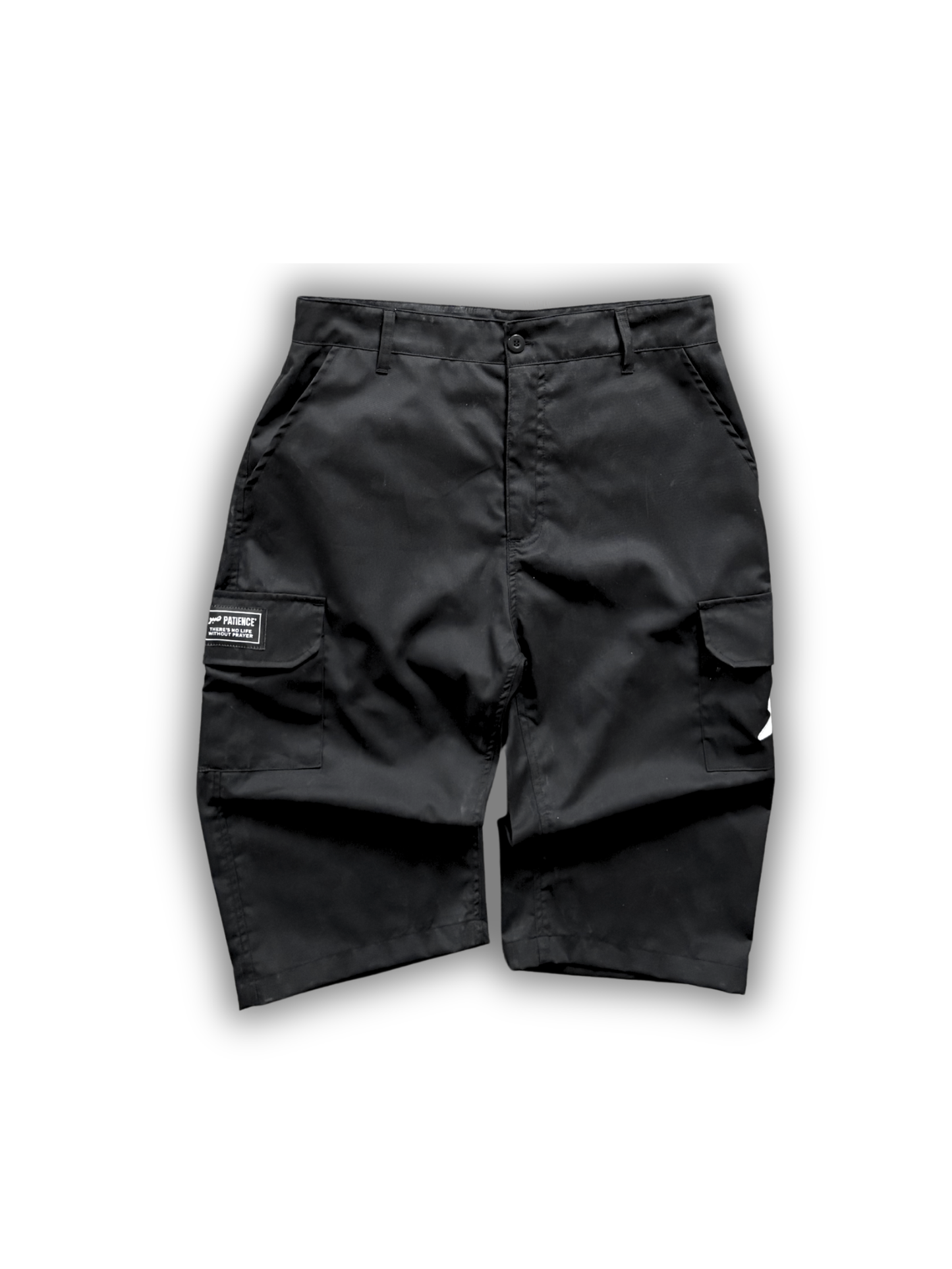 BLACK CARGO PANTS