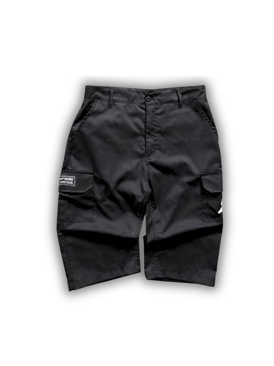 BLACK CARGO PANTS
