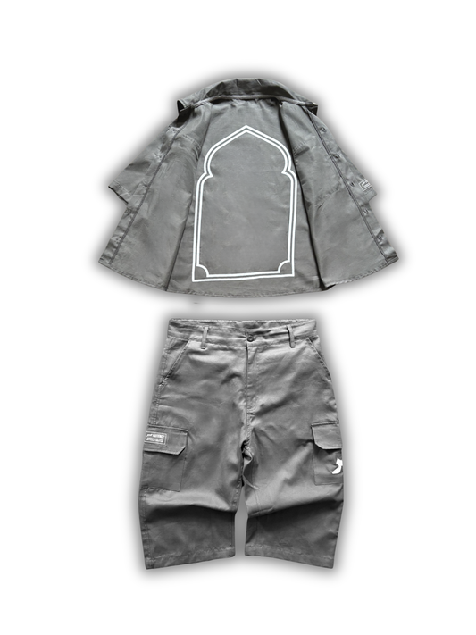 GRAY PRAYER CARGO SET