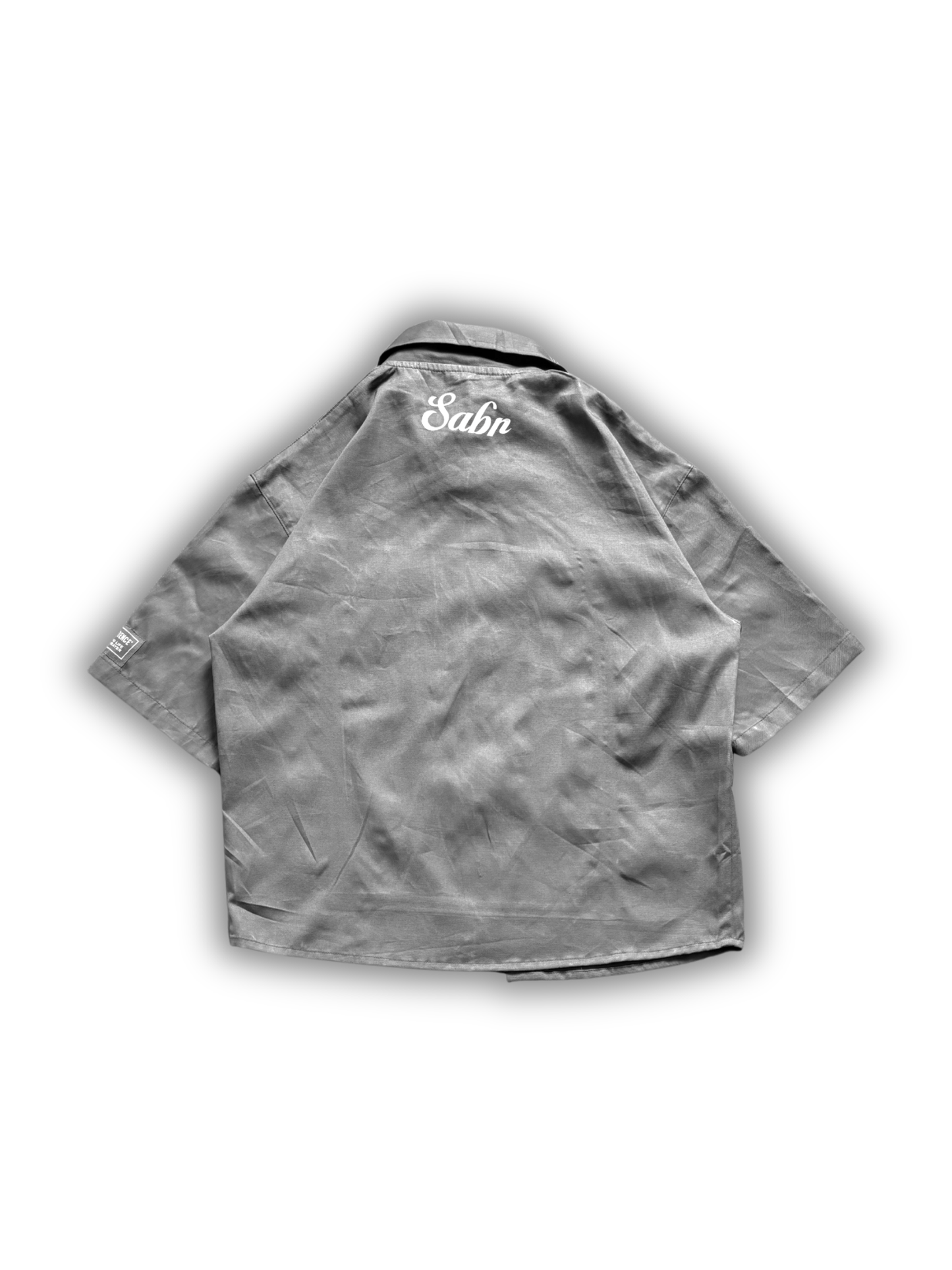 GRAY CARGO BUTTON UP