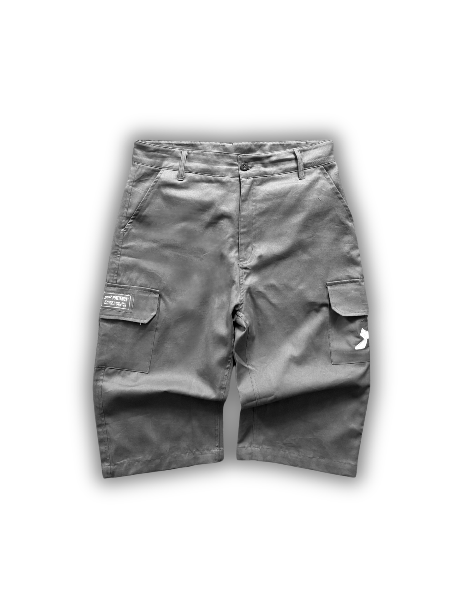 GRAY CARGO PANTS