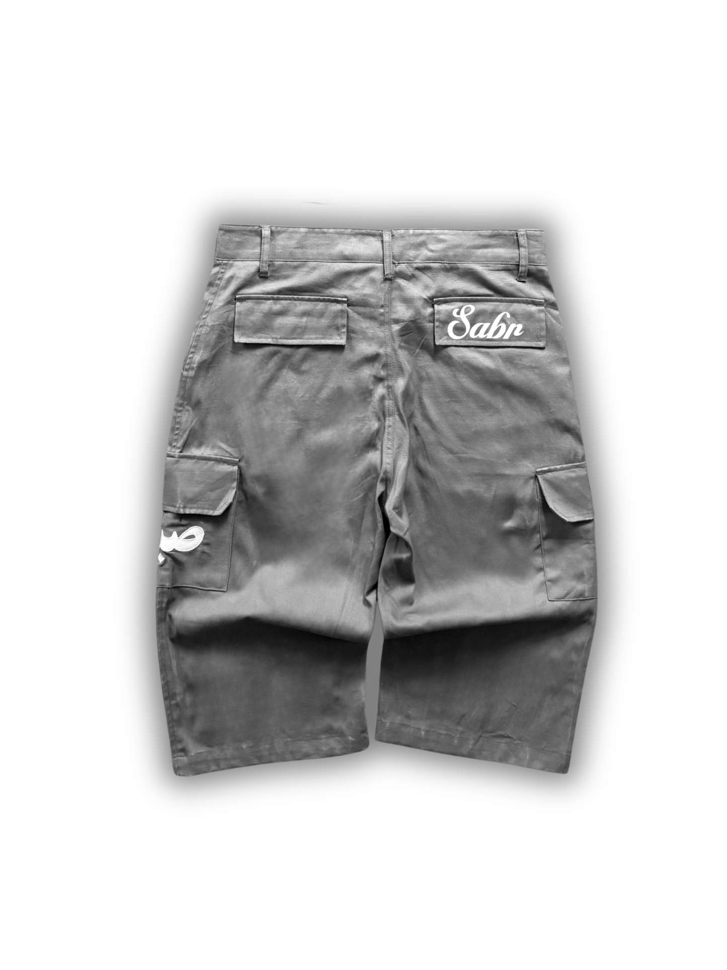 GRAY CARGO PANTS